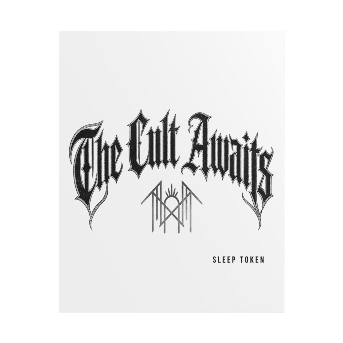 Sleep Token "The Cult Awaits" Poster
